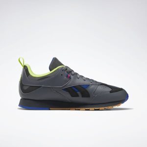 Reebok Classic Leather RC 1.0 Turnschuhe Herren - Grau/Schwarz/Rosa - DE 815-ZTO